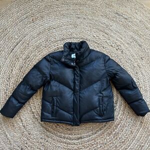 BB Dakota Answer My Layer Puffer Jacket Black Women's XS Extra Small Warm‎